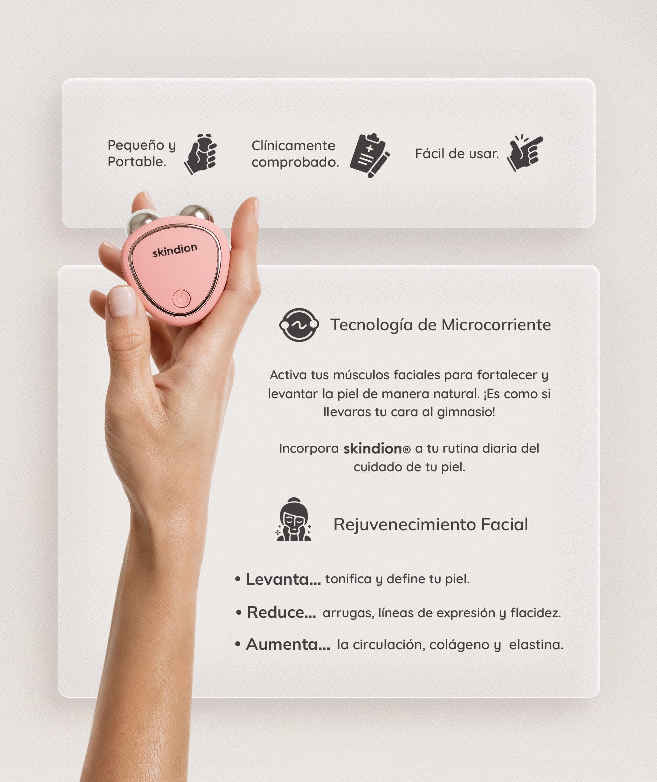 Skindion® - Dispositivo de Rejuvenecimiento Facial